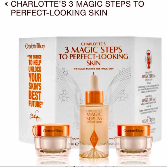 Charlotte Tilbury CHARLOTTE’S 3 MAGIC STEPS TO PERFECT-LOOKING SKIN Limited edi - Picture 1 of 9